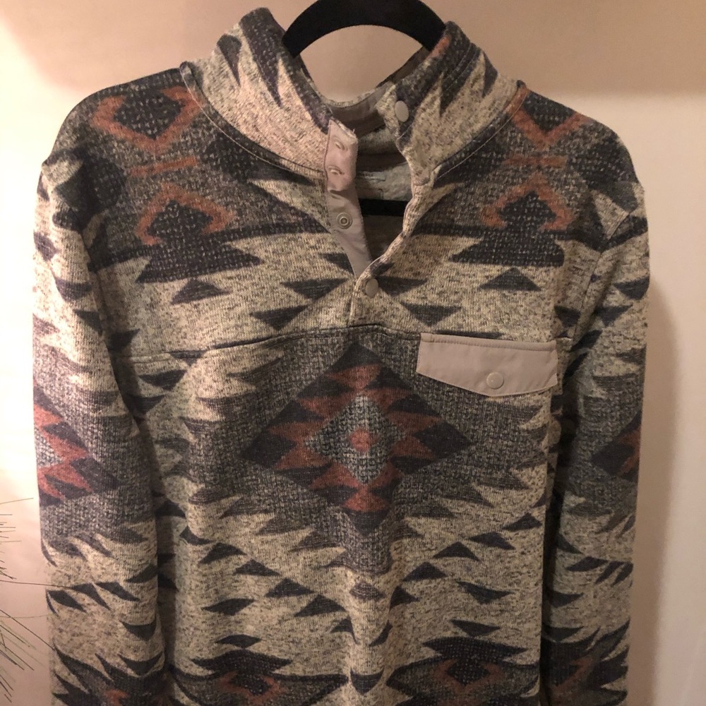 Lucky Brand Aztec Pullover Large